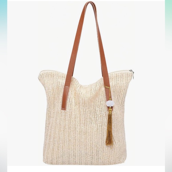Handbags - 🆕 Straw Beach Bags for Women, Large Woven Tote Bag